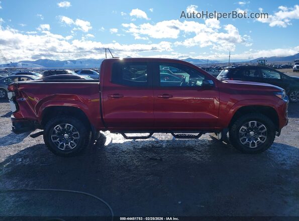 1GCPTCEK8R1317176 2024 CHEVROLET COLORADO Красный Вид задней части салона