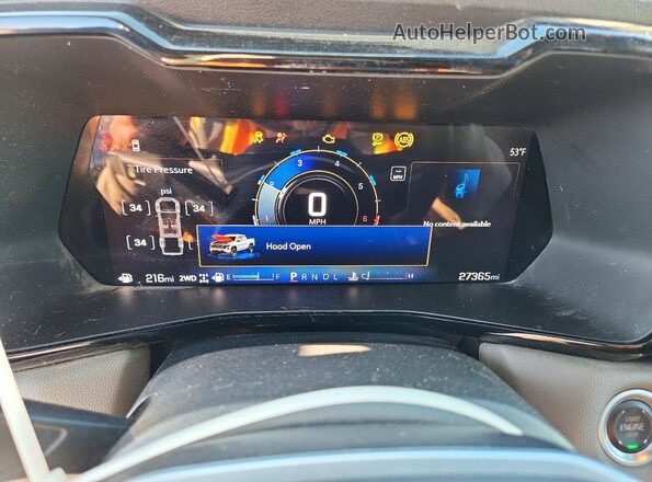 1GCPTFEK2R1257557 2024 CHEVROLET COLORADO Черный Вид щитка приборов