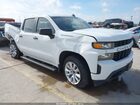 2021 Chevrolet Silverado 1500 2wd  Short Bed Custom White vin: 1GCPWBEH9MZ157437