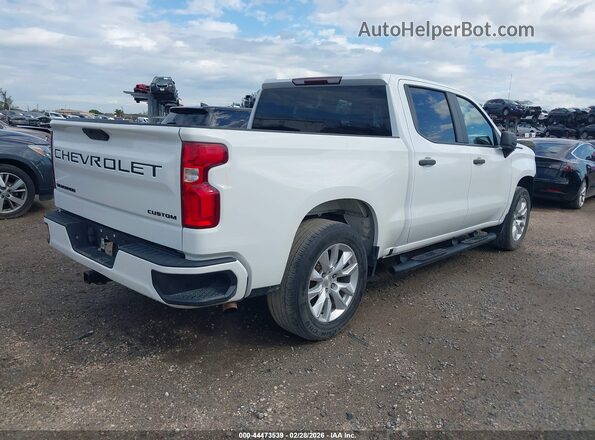 1GCPWBEK6MZ261203 2021 CHEVROLET SILVERADO Белый Задняя правая четверть