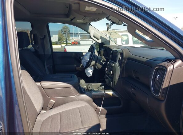 1GCPWDED1KZ202828 2019 CHEVROLET SILVERADO Dark Blue Вид салона спереди