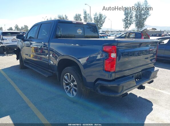 1GCPWDED1KZ202828 2019 CHEVROLET SILVERADO Dark Blue Задняя левая четверть