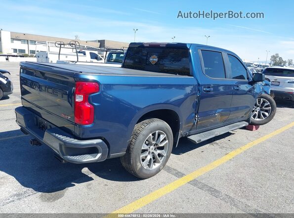 1GCPWDED1KZ202828 2019 CHEVROLET SILVERADO Dark Blue Задняя правая четверть