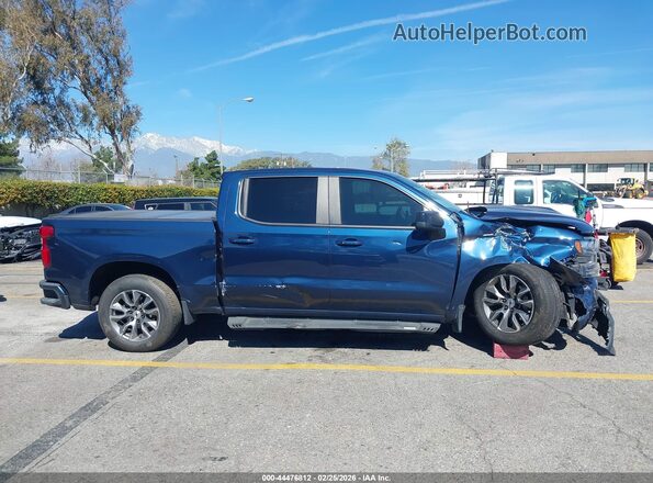 1GCPWDED1KZ202828 2019 CHEVROLET SILVERADO Dark Blue Вид задней части салона