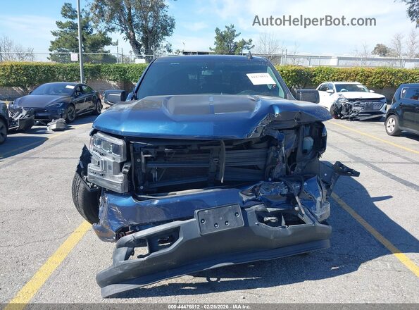 1GCPWDED1KZ202828 2019 CHEVROLET SILVERADO Dark Blue Вид щитка приборов