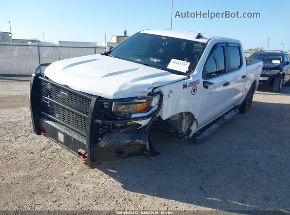 1GCPYCEF6MZ300049 2021 CHEVROLET SILVERADO White Przód lewy