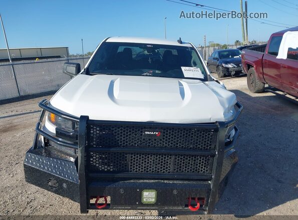 1GCPYCEF6MZ300049 2021 CHEVROLET SILVERADO White Widok wnętrza z tyłu