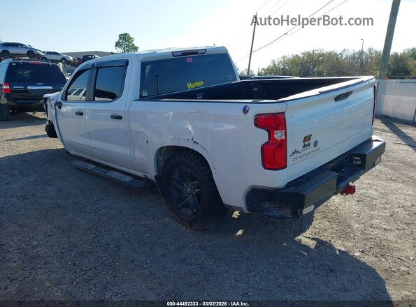 1GCPYCEF6MZ300049 2021 CHEVROLET SILVERADO White Tył lewy