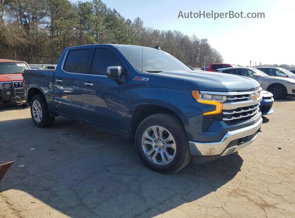 1GCUDGED8RZ325207 2024 CHEVROLET SILVERADO Blue Delantero derecho
