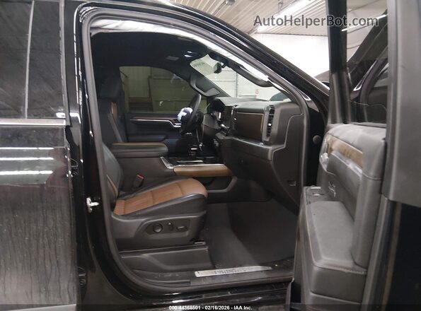 1GCUDJEL2PZ251669 2023 CHEVROLET SILVERADO Черный Вид салона спереди