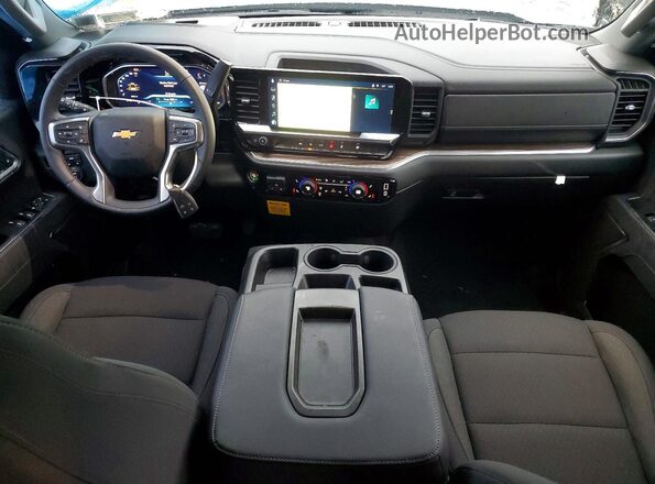 1GCUKDED4TZ138414 2026 CHEVROLET SILVERADO Серебряный Вид панели приборов