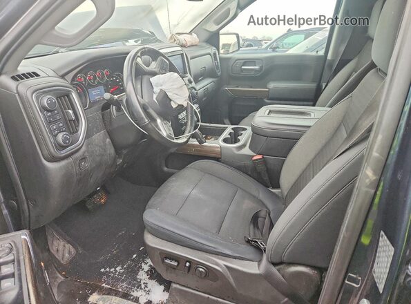 1GCUYEED0KZ220630 2019 CHEVROLET SILVERADO Charcoal Вид салону спереду