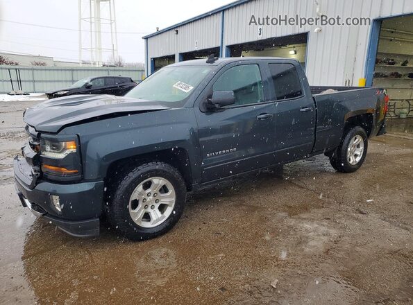 1GCVKREC9JZ238997 2018 CHEVROLET SILVERADO Black Przód lewy