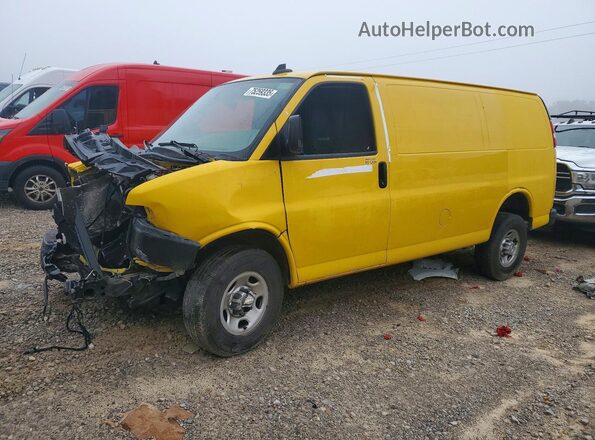 1GCWGAFP6M1166460 2021 CHEVROLET EXPRESS Желтый Передняя левая четверть
