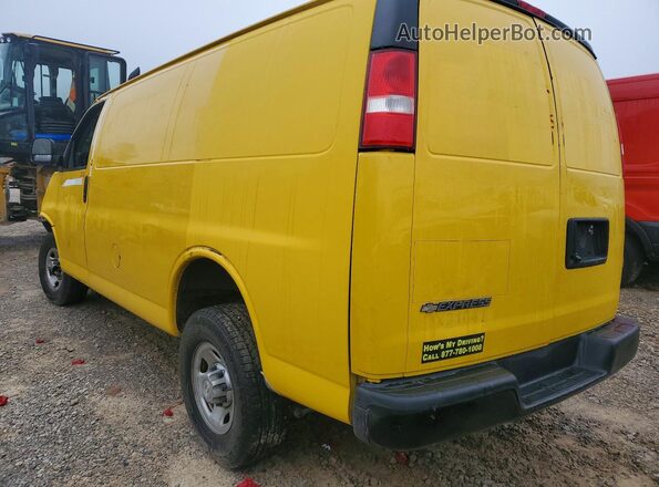 1GCWGAFP6M1166460 2021 CHEVROLET EXPRESS Желтый Задняя левая четверть