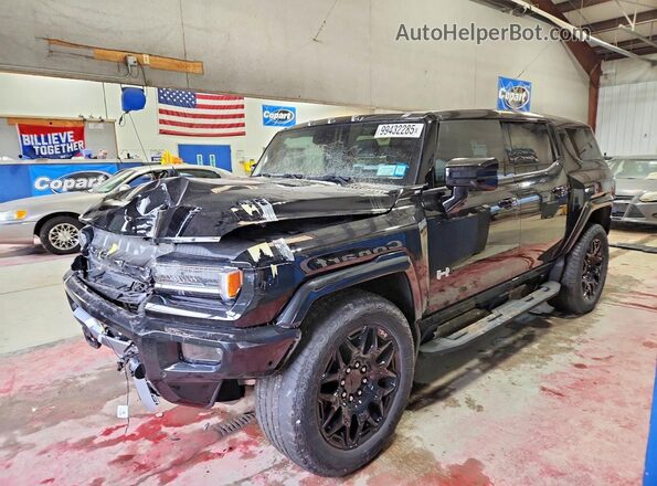 1GKB0NDEXRU106655 2024 GMC HUMMER Черный Передняя левая четверть
