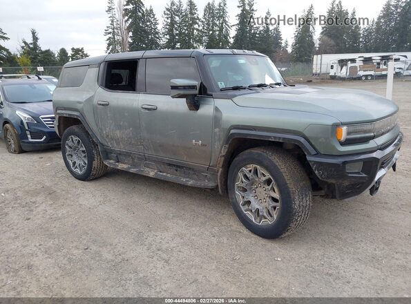 1GKB0RDCXRU100134 2024 GMC HUMMER EV SUV Бирюзовый Передняя правая четверть