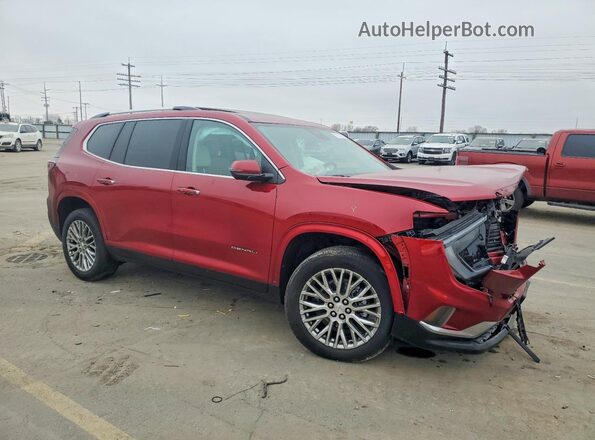 1GKENRKS0RJ188654 2024 GMC ACADIA Красный Передняя правая четверть