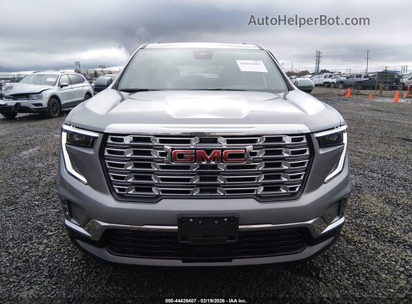 1GKENRKS9TJ106301 2026 GMC ACADIA Серебряный Вид задней части салона