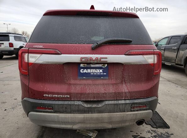 1GKKNKLA6LZ190871 2020 GMC ACADIA Красный Вид сзади