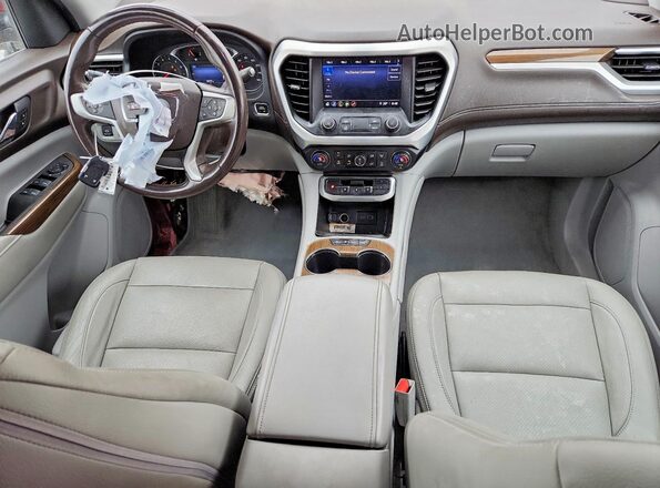 1GKKNKLA6LZ190871 2020 GMC ACADIA Красный Вид панели приборов
