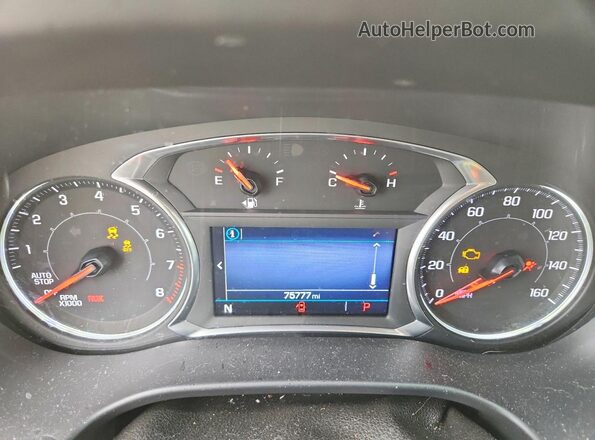 1GKKNKLA6LZ190871 2020 GMC ACADIA Красный Вид щитка приборов