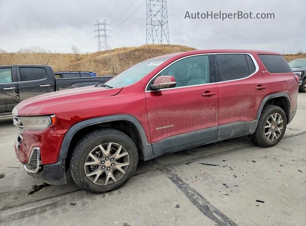 1GKKNKLA6LZ190871 2020 GMC ACADIA Красный Передняя левая четверть