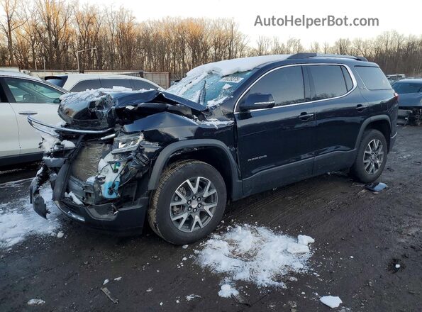 1GKKNKLSXMZ185456 2021 GMC ACADIA Black Передня ліва чверть
