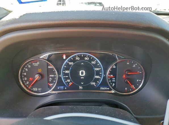 1GKKNLLS4NZ148605 2022 GMC ACADIA Темно-бордовый Вид щитка приборов