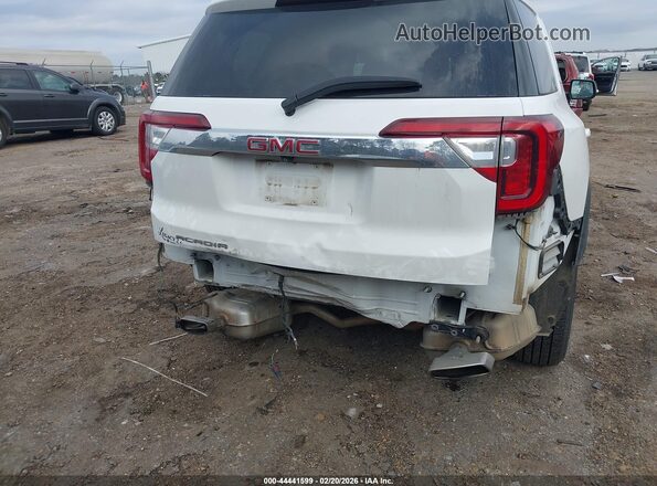 1GKKNML45MZ113707 2021 GMC ACADIA White 