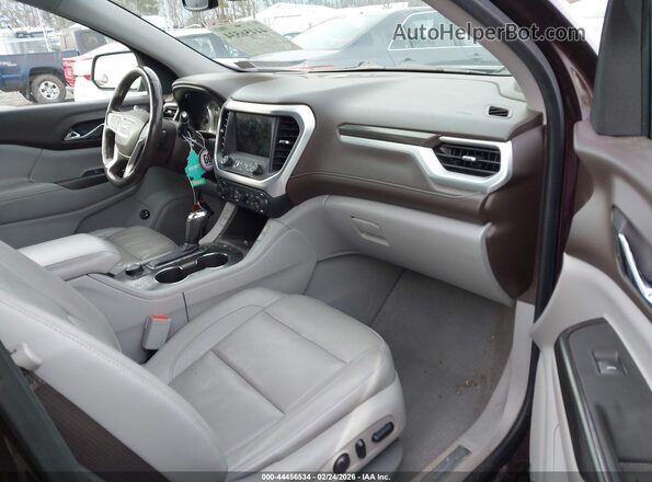 1GKKNNLS9JZ160741 2018 GMC ACADIA Темно-бордовый Вид салона спереди
