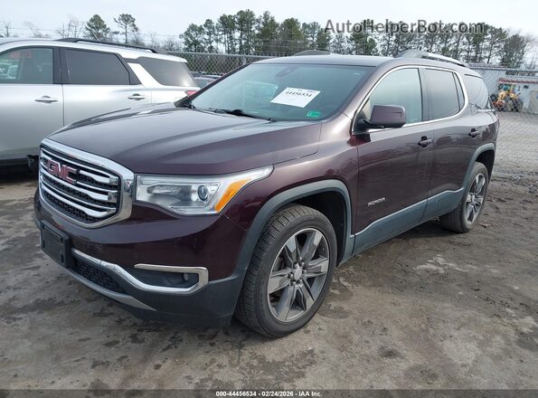 1GKKNNLS9JZ160741 2018 GMC ACADIA Темно-бордовый Передняя левая четверть
