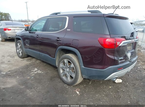 1GKKNNLS9JZ160741 2018 GMC ACADIA Темно-бордовый Задняя левая четверть