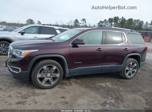 1GKKNNLS9JZ160741 2018 GMC ACADIA Темно-бордовый Панорамный вид салона 360°