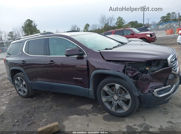 1GKKNNLS9JZ160741 2018 GMC ACADIA Темно-бордовый Вид задней части салона