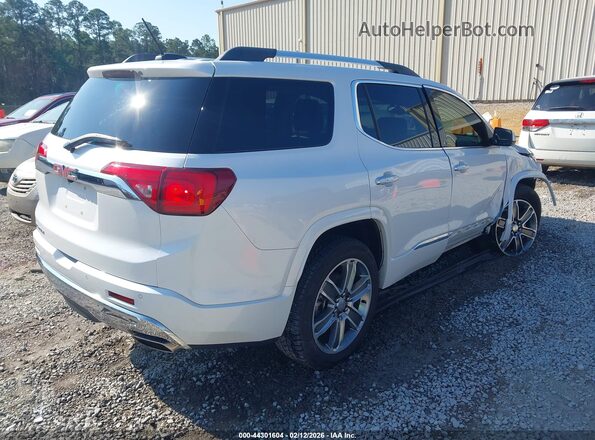 1GKKNPLS5KZ220446 2019 GMC ACADIA Белый Задняя правая четверть