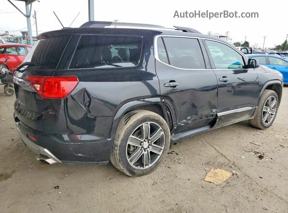1GKKNPLS8HZ321652 2017 GMC ACADIA Черный Задняя правая четверть