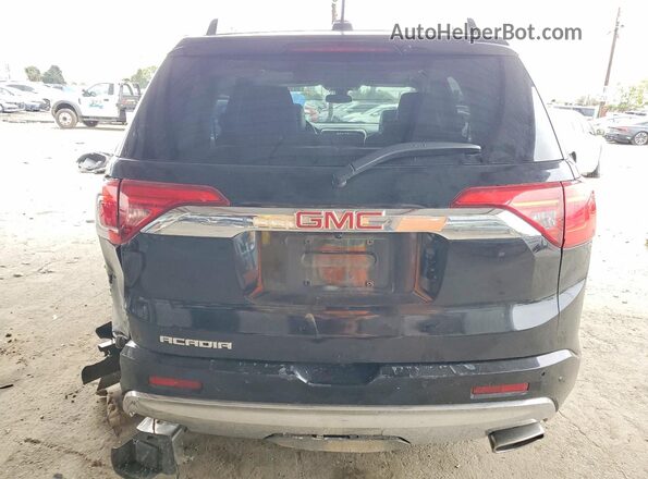 1GKKNPLS8HZ321652 2017 GMC ACADIA Черный Вид сзади