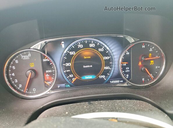 1GKKNPLS8JZ123613 2018 GMC ACADIA Бордовый Вид щитка приборов