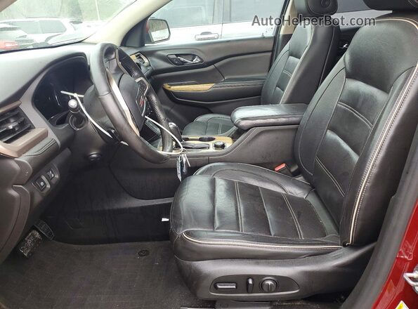 1GKKNPLS8JZ123613 2018 GMC ACADIA Бордовый Вид салона спереди