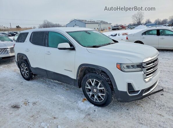 1GKKNRL42PZ101757 2023 GMC ACADIA Белый Передняя правая четверть