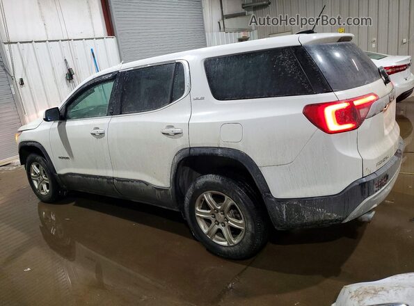 1GKKNRLS0KZ156358 2019 GMC ACADIA White Tył lewy