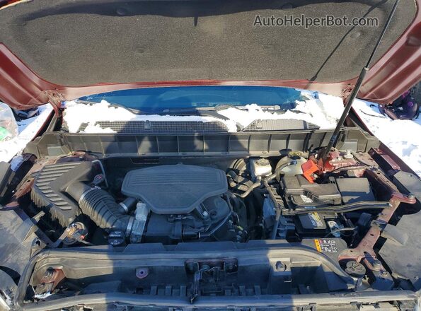 1GKKNRLS5KZ135487 2019 GMC ACADIA Красный Вид подкапотного пространства