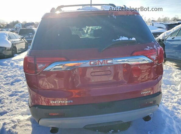 1GKKNRLS5KZ135487 2019 GMC ACADIA Красный Вид сзади