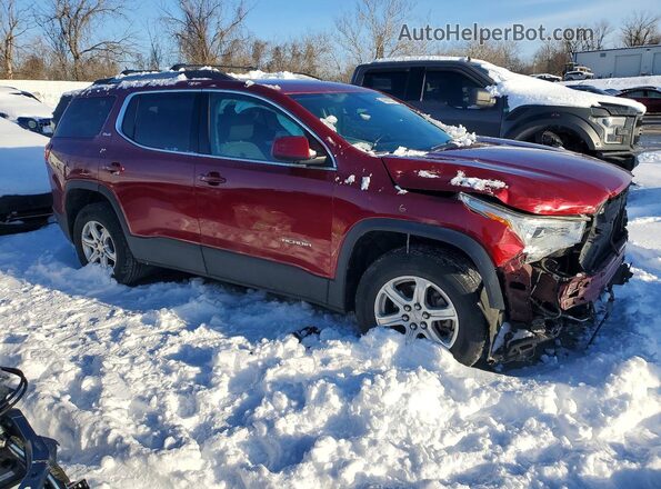 1GKKNRLS5KZ135487 2019 GMC ACADIA Красный Передняя правая четверть