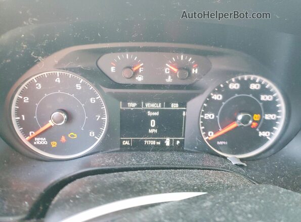 1GKKNRLS5KZ135487 2019 GMC ACADIA Красный Вид щитка приборов