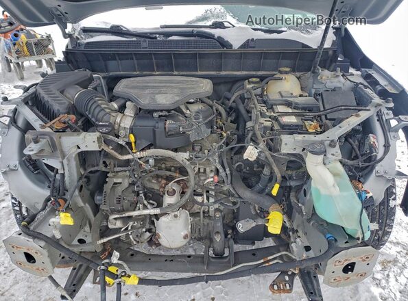 1GKKNSLSXKZ258709 2019 GMC ACADIA Silver Engine compartment view