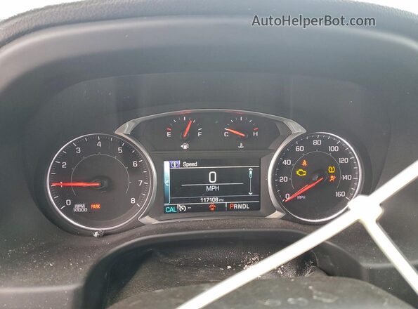 1GKKNSLSXKZ258709 2019 GMC ACADIA Silver Instrument cluster view