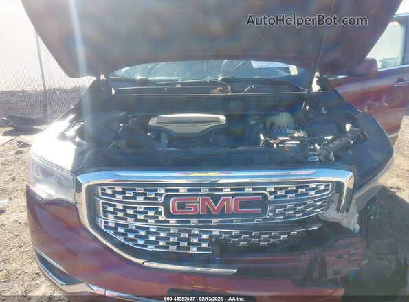 1GKKNXLS2HZ262260 2017 GMC ACADIA Красный Вид сзади
