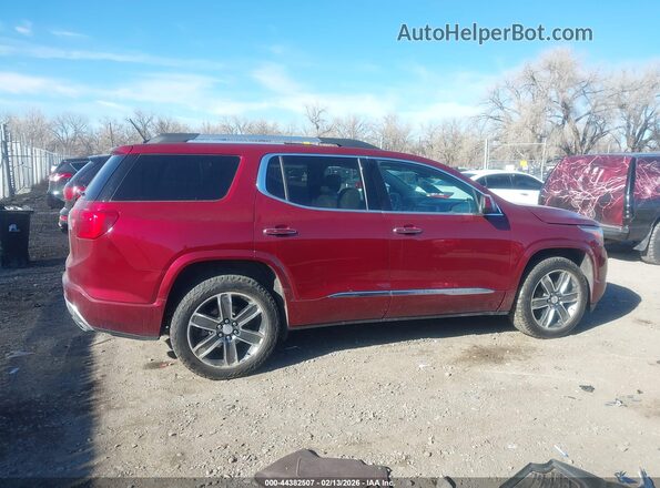 1GKKNXLS2HZ262260 2017 GMC ACADIA Красный Вид задней части салона
